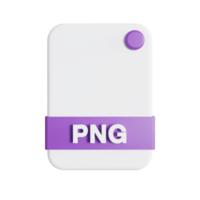 File Formats icon 3d render png