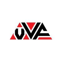 Diseño de logotipo de letra triangular vvf con forma de triángulo. monograma de diseño de logotipo de triángulo vvf. plantilla de logotipo de vector de triángulo vvf con color rojo. logotipo triangular vvf logotipo simple, elegante y lujoso. vf