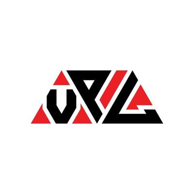 VPL triangle letter logo design with triangle shape. VPL triangle logo design monogram. VPL triangle vector logo template with red color. VPL triangular logo Simple, Elegant, and Luxurious Logo. VPL