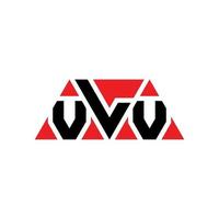 diseño de logotipo de letra de triángulo vlv con forma de triángulo. monograma de diseño de logotipo de triángulo vlv. plantilla de logotipo de vector de triángulo vlv con color rojo. logotipo triangular vlv logotipo simple, elegante y lujoso. vlv