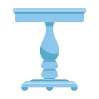 Cake stand in flat icon style. Empty tray for fruit and desserts. Vector illustration