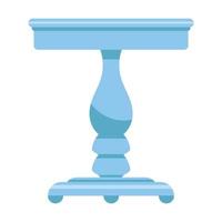 Cake stand in flat icon style. Empty tray for fruit and desserts. Vector illustration