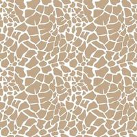 Giraffe seamless pattern. Animal skin texture. Safari background with spots. Vector cute illustration.