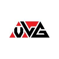 VLG triangle letter logo design with triangle shape. VLG triangle logo design monogram. VLG triangle vector logo template with red color. VLG triangular logo Simple, Elegant, and Luxurious Logo. VLG