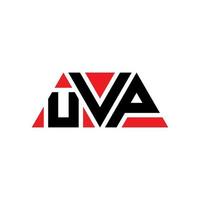 diseño de logotipo de letra triangular uvp con forma de triángulo. monograma de diseño del logotipo del triángulo uvp. plantilla de logotipo de vector de triángulo uvp con color rojo. logotipo triangular uvp logotipo simple, elegante y lujoso. uvp