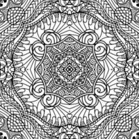 mandala element for colouring book vector