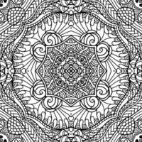 mandala element for colouring book vector