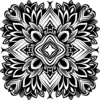 abstract mandala for colouring book vector