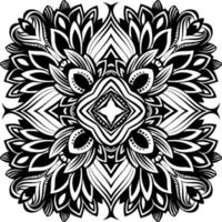 abstract mandala for colouring book vector