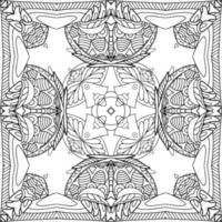 abstract mandala for colouring book vector