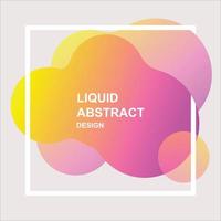 abstract liquid background vector