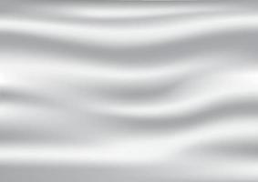 Abstract wrinkles of white satin and silk  fabrics background and texture in vector design.