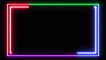 Green Screen Neon Led Light Border Stock Footage Video (100% Royalty-free)  1038290192