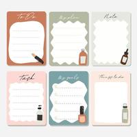 illustration vector Blank reminder paper notes, sticky note pad with tape, memo pad, memo, planner, reminder, message.