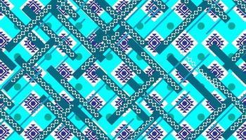 Abstract geometric ethnic textile seamless pattern background background premium vector