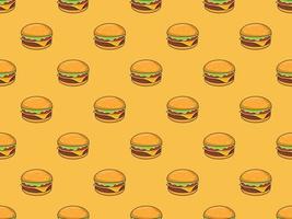 pattern seamless fast food menu product background element vector logo wallpaper restaurant burger