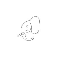 Elephant icon logo design illustration vector