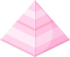 Cheugy quote with epoxy resin pyramid. Is this cheugy Gen Z trends. Text isolated on wthite background. vector