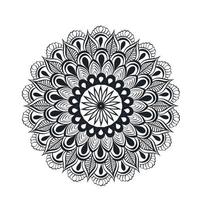 Mandala Art design in circle for print vector