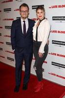 LOS ANGELES, OCT 3 -  Ken Baker, Carissa Culiner at the Late Bloomer Premiere at the iPic Theater on October 3, 2016 in Westwood, CA photo