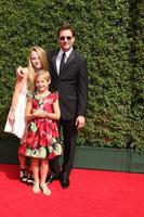 LOS ANGELES, SEP 12 - Peter Facinelli, daughters at the Primetime Creative Emmy Awards Arrivals at the Microsoft Theater on September 12, 2015 in Los Angeles, CA photo