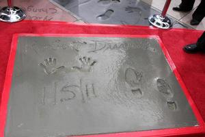 LOS ANGELES, JAN 5 - Robert Duvall s Handprints and Footprints at the Robert Duvall Hand and Footprint Ceremony at Grauman s Chinese Theater on January 5, 2011 in Los Angeles, CA photo