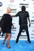 LOS ANGELES, MAY 19 - Wiz Khalifa, Amber Rose arrives at the Billboard Music Awards 2013 at the MGM Grand Garden Arena on May 19, 2013 in Las Vegas, NV photo