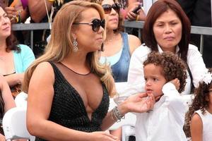 , LOS ANGELES, AUG 5 - Mariah Carey, Moroccan Cannon at the Mariah Carey Hollywood Walk of Fame Ceremony at the W Hollywood on August 5, 2015 in Los Angeles, CA photo