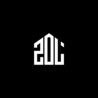ZOL letter logo design on BLACK background. ZOL creative initials letter logo concept. ZOL letter design. vector
