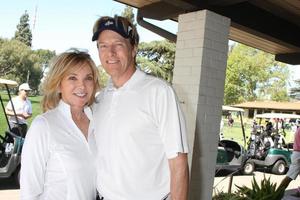 LOS ANGELES, APR 14 - Margie Perenchio, Jack Wagner at the Jack Wagner Anuual Golf Tournament benefitting LLS at Lakeside Golf Course on April 14, 2014 in Burbank, CA photo