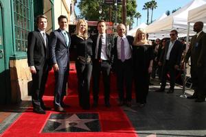 LOS ANGELES, DEC 8 - Rob Lowe, family at the Rob Lowe Star on the Hollywood Walk of Fame at the Hollywood Blvd on December 8, 2015 in Los Angeles, CA photo