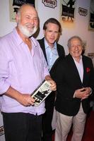 LOS ANGELES, OCT 6 - Rob Reiner, Cary Elwes, Mel Brooks at the As You Wish Book Launch Party at Pearl on October 6, 2014 in West Hollywood, CA photo