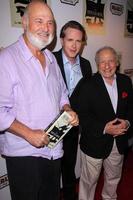 LOS ANGELES, OCT 6 - Rob Reiner, Cary Elwes, Mel Brooks at the As You Wish Book Launch Party at Pearl on October 6, 2014 in West Hollywood, CA photo
