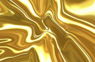 Modern golden color liquid background design with wavy effect vector