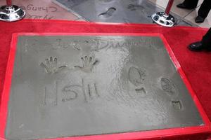 LOS ANGELES, JAN 5 - Robert Duvall s Handprints and Footprints at the Robert Duvall Hand and Footprint Ceremony at Grauman s Chinese Theater on January 5, 2011 in Los Angeles, CA photo