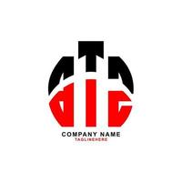 diseño creativo del logotipo de la letra btz con fondo blanco vector