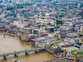 HDR Aerial view of London photo