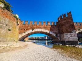 HDR Castelvecchio Bridge aka Scaliger Bridge in Verona photo