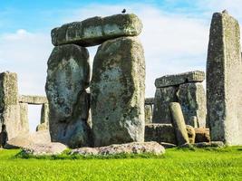 hdr monumento de stonehenge en amesbury foto