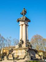 HDR Vittorio Emanuele II statue photo