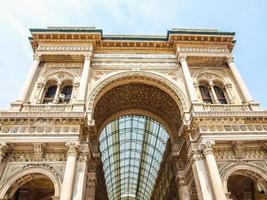 hdr galería vittorio emanuele ii, milán foto