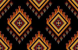 Geometric ethnic seamless pettern. Oriental tribal striped. Design for background, wallpaper, fabric, clothing, carpet, embroidery vector