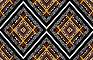 Geometric ethnic seamless pettern. Oriental tribal striped. Design for background, wallpaper, fabric, clothing, carpet, embroidery vector