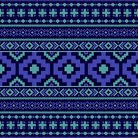 Gemetric ethnic seamless pattern traditional. Design for background, carpet, wallpaper, clothing, wrapping, batic, fabric, vector illustraion. embroidery style.