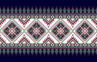 Gemetric ethnic oriental pattern traditional Design for background,carpet,wallpaper,clothing,wrapping,batic,fabric,vector illustraion.embroidery style. vector