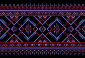 Gemetric ethnic oriental pattern traditional Design for background,carpet,wallpaper,clothing,wrapping,batic,fabric,vector illustraion.embroidery style. vector