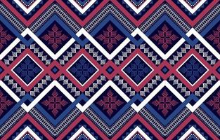 patrón geométrico étnico sin costuras tribal tradicional. decoración de flores diseño de fondo, ilustración, papel tapiz, tela, textura, batik, alfombra, ropa, bordado vector