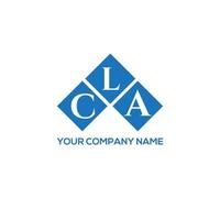CLA letter design.CLA letter logo design on WHITE background. CLA creative initials letter logo concept. CLA letter design.CLA letter logo design on WHITE background. C vector