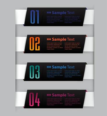 Colorful 4-step Infographic