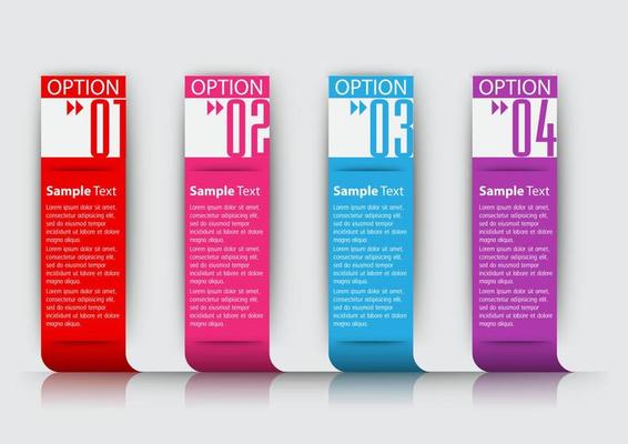 Colorful 4-step Infographic